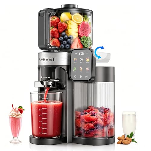 6.5" Extra Wide Chute Masticating Juicer with 100oz Self-Feeding Hopper