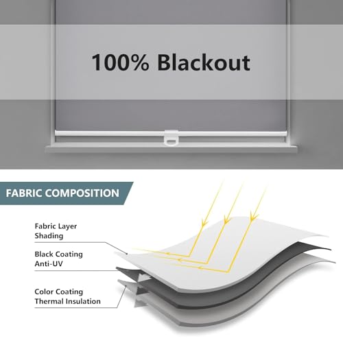 Room Darkening Pull Down Blind for Home Doo