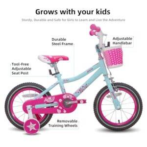 14 16 18 20 Inch Kids Bike with Training Wheels
