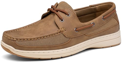 Vostey Men's Boat Shoes Slip On Stylish Casual Loafers Deck Shoes for Me