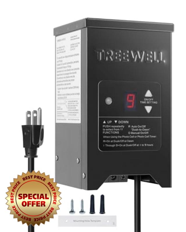 150W Low Voltage Landscape Transformer