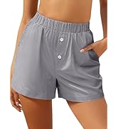 NIMIN Womens Cotton Wide Leg Sweatpants Pleated Drawstring Low Rise Y2K Palazzo Baggy Pull On Pan...