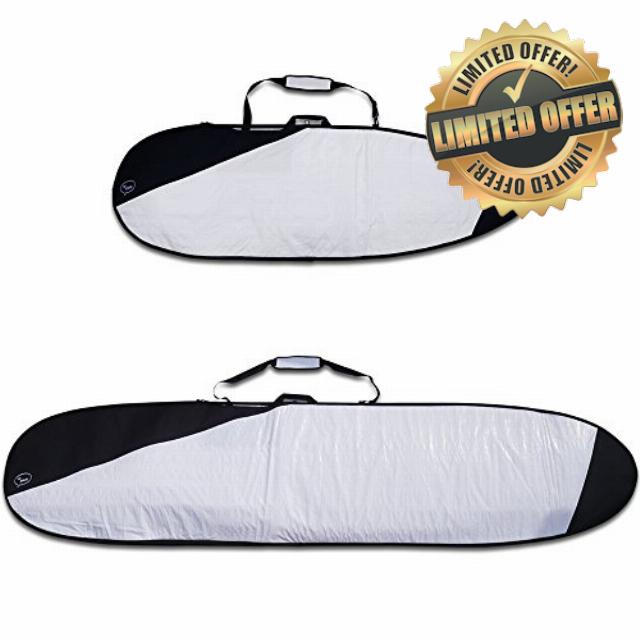 Ho Stevie! Surfboard Bag - Zippered Daybag - Fits All Shapes of Surfboards - Foam Padding and Durable Cover - Comfortable Shoulder Strap