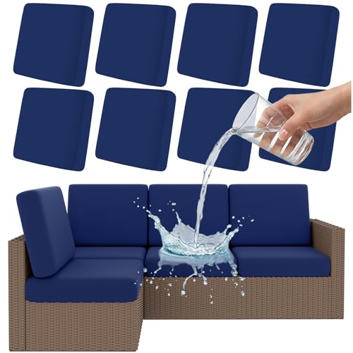 Stretch Outdoor Couch Slipcovers Replacement Washable Furniture Protector Sofa Chair Seat Cover for Dogs and Pets (8 Pcs