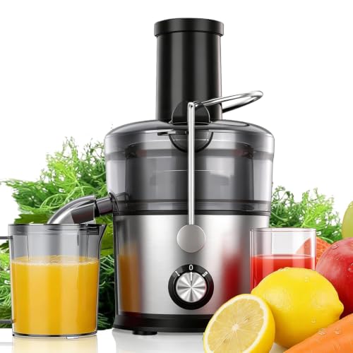 1200W Juicer with 3" Feed Chute for Whole Fruits and Vegs