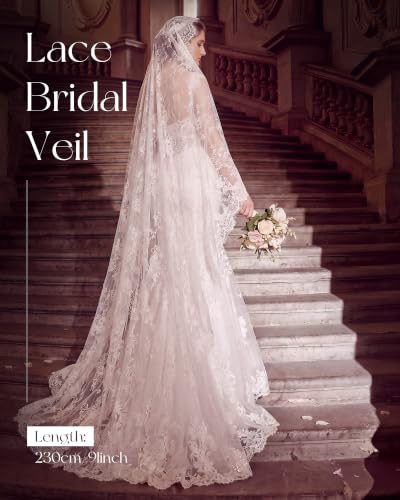 Elegant Retro Tulle Headpiece for Marriage Ceremony