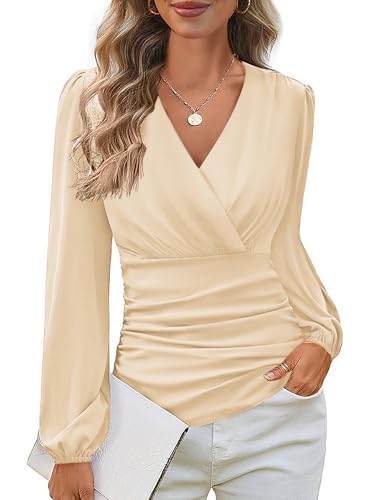 GRACE KARIN Long Sleeve Blouses for Women Dressy Casual