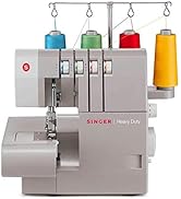SINGER HD0500S Heavy Duty Serger Overlock Sewing Machine, Classic Black | 2/3/4 Thread, 6 Stitch...