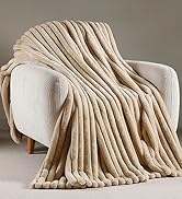 High-End Fleece Stripe Comforter Set
