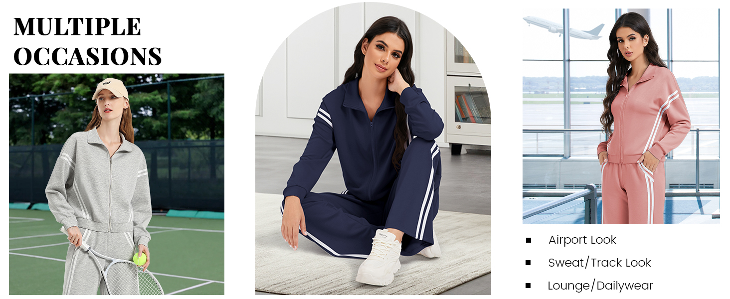 white jogging suit for women
