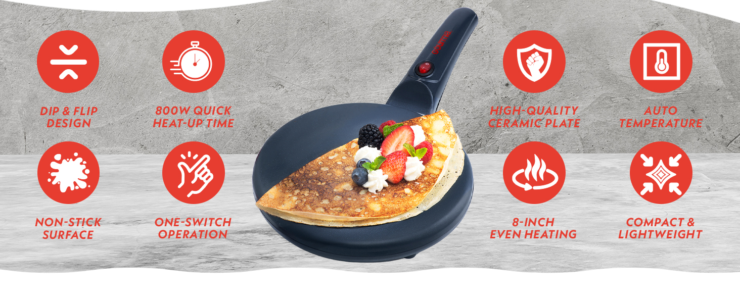 crepe maker gourmia