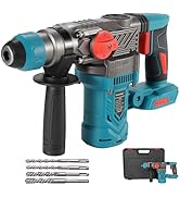 SDS-Plus Rotary Hammer Drill for Makita 18V Battery,Max Drilling Diameter 1-1/8",2 Joules Cordles...