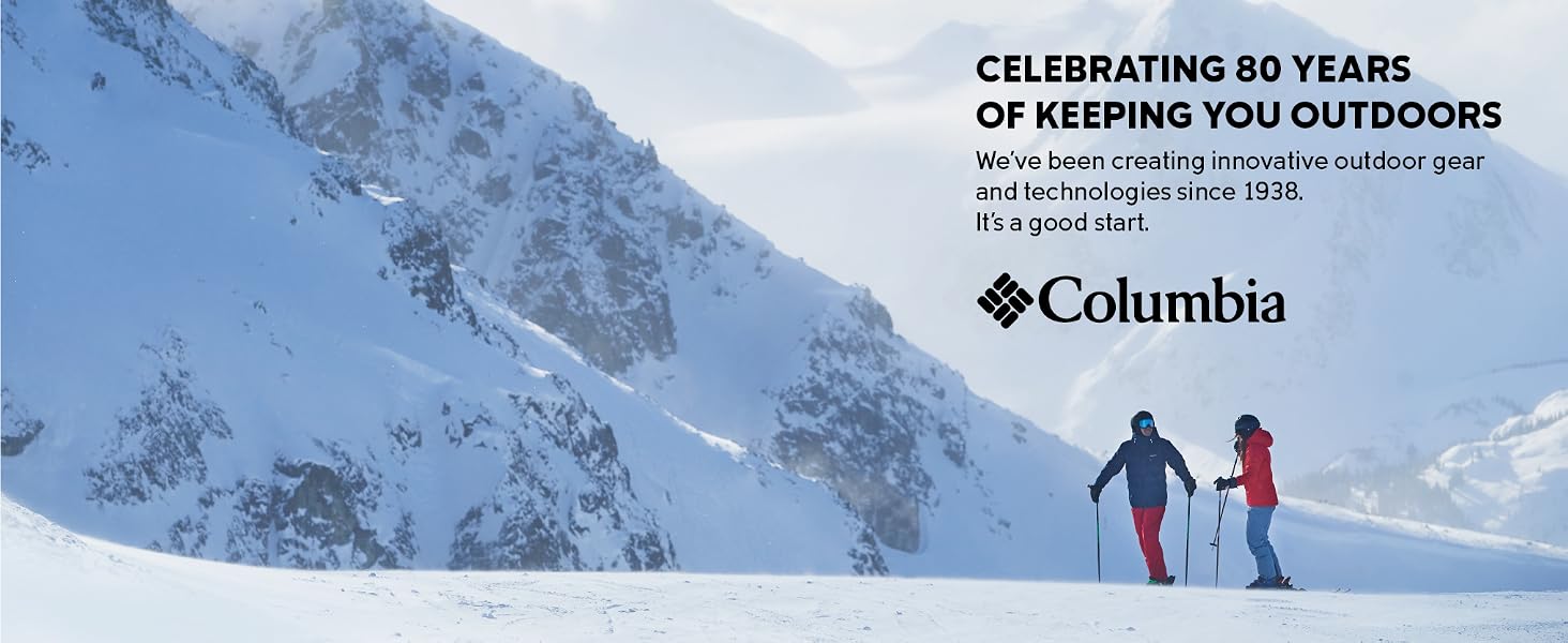 Celebrating 80 years of keeping you outdoors, since 1938, Columbia Sportswear