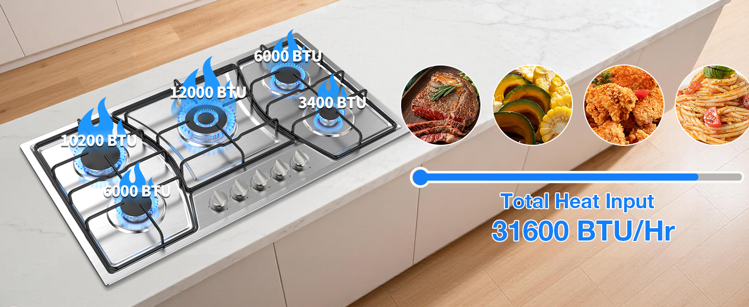 36 inch Gas Cooktop