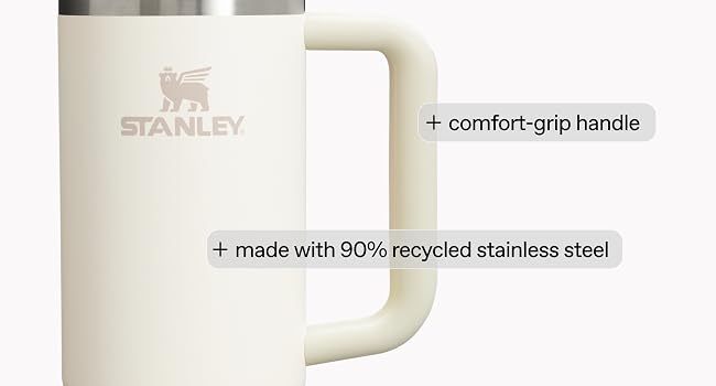 Made to keep your drinks icy all day. With our 3-position Flowstate lid.