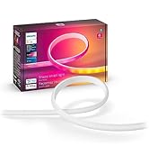 Philips Hue Smart Light Starter Kit - Includes (1) Bridge and (2) 60W A19 LED Bulb, White and Col...