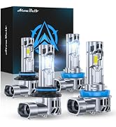 AtomBulb H11/H8/H9 Bulbs, 2026 Latest Dual Fans Cooling Design, 80000LM Brightest 20X Brighter, 1...