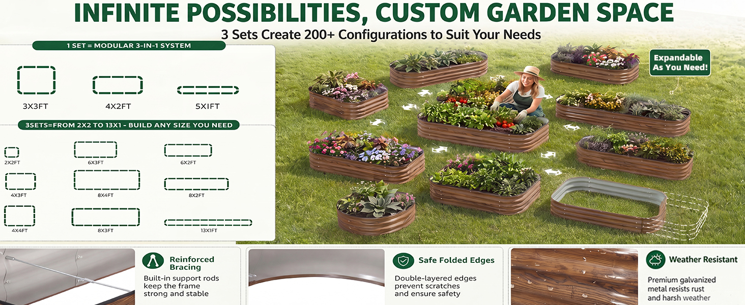 metal planters for outdoor