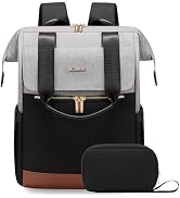 LOVEVOOK 17.3 Inch Laptop Backpack for Women, Large Capacity Travel Backpack with Organizer Bag, ...