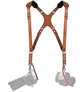 Camera Strap Accessories for One Camera Professional Single Leather Harness Shoulder Strap Quick ...
