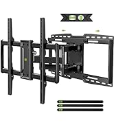 USX MOUNT Full Motion TV Wall Mount for Most 50-90 inch TVs up to 150 lbs, Wall Mount TV Bracket ...