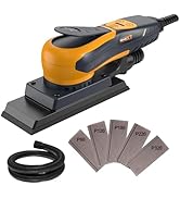 5mm Random Orbit Sander 350W, Brushless Motor, Variable Speed Electric Orbit Sander 4000-10000RPM...