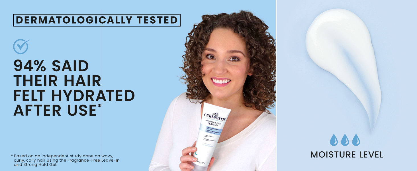 Curlsmith Fragrance Free Leave-In Conditioner Dermatologically Tested