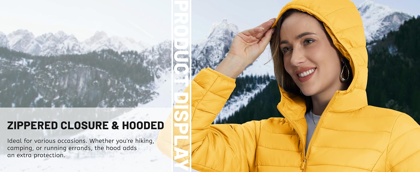 Womens Lightweight Puffer Jacket