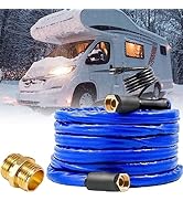 H&G lifestyles 20ft Heated Sewer Hose for RV Waste Hose Heater Anti-Freeze Prevent Freezing at -2...