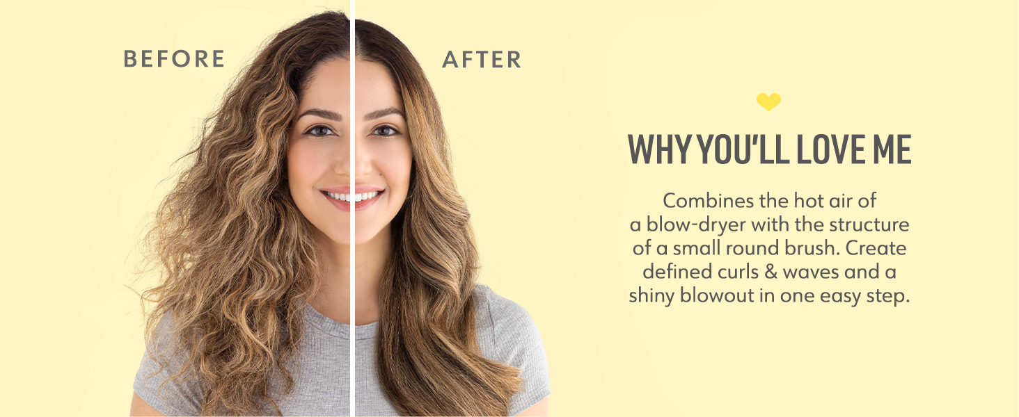 Blow drying with detailed styling