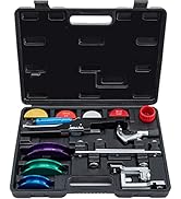 VEVOR Hydraulic Flaring Tool Kit, 45° Double Flaring Tool, Brake Repair Brake Flaring Tools for 3...