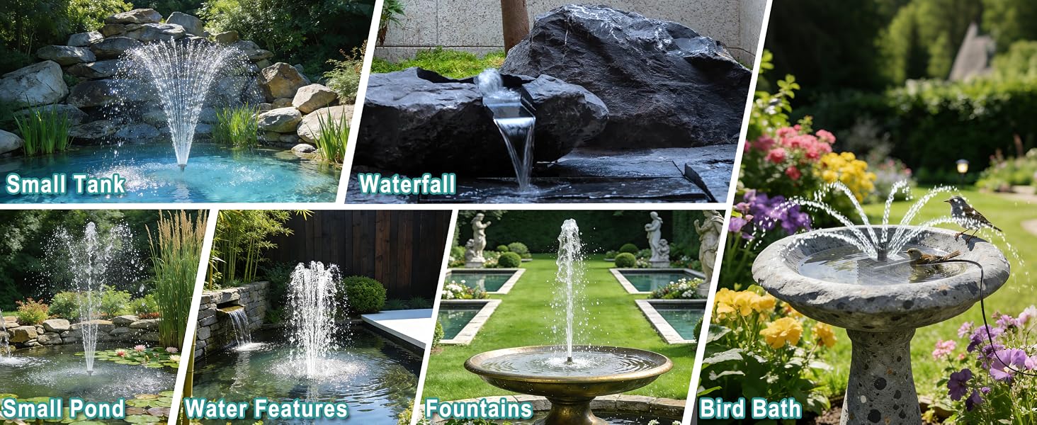 Solar Water Pump for Bird Bath
