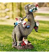 SOWSUN Miniature Cat Garden Statue Gift Outdoor Fairy Decor Figurine Lights Solar Garden Decor Ca...