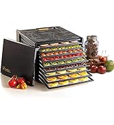 Excalibur Electric Food Dehydrator Machine 9-Tray with Clear Door and 48-Hour Digital Timer, Auto...
