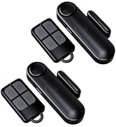 Wireless Door Alarm When Opened with Remote (2 Pack), Window Sensor Alarms for Home Security, Kid...