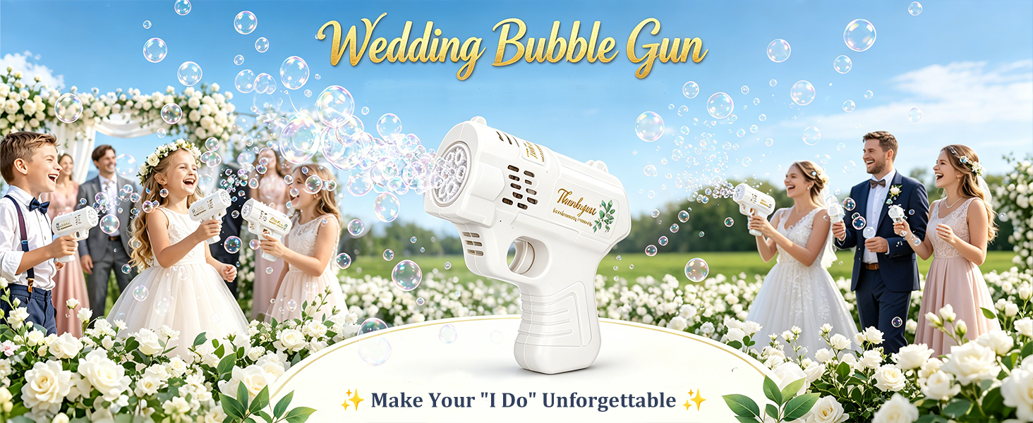 bubble guns for wedding