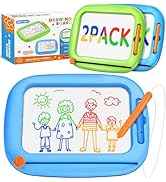 Toddler Toys for 1-3 Year Old Girls, 2 Pack Magnetic Drawing Board, Learning & Educational Magna ...