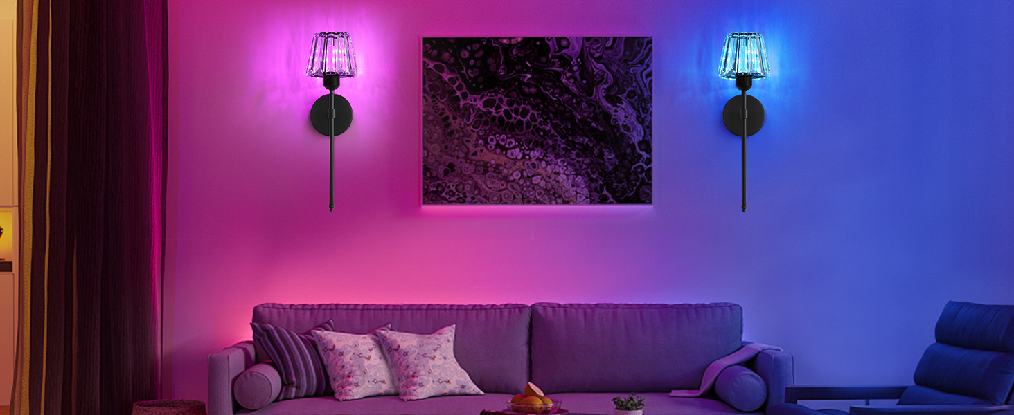 Crystal Wall Sconce