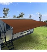 SHADEPLUS RV Awning Fabric Replacement,Camper Awning Replacement,16 oz Heavy Duty Waterproof Viny...