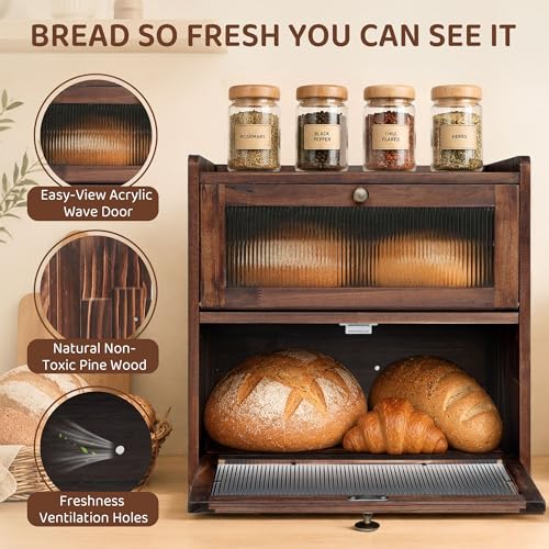 Vintage Farmhouse Bread Holder