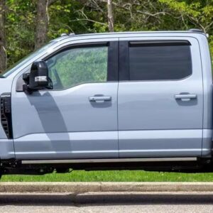 Window Vent Wind Shades Deflectors for 17-26 F-250~F-550 SD Crew Cab
