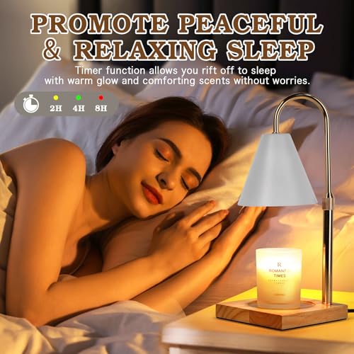 Electric Candle Lamp Warmer for Bedroom Decor