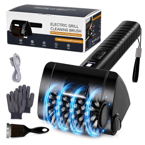 Rechargeable BBQ Cleaner | Cordless 4000mAh Battery