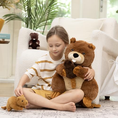 Funny Beave Plushie Woodland Toys for Kids