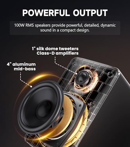 100W RMS Desktop Speakers