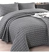 ENJOHOS Oversized King Comforter 120x120, California King Duvet Insert Down Alternative Comforter...