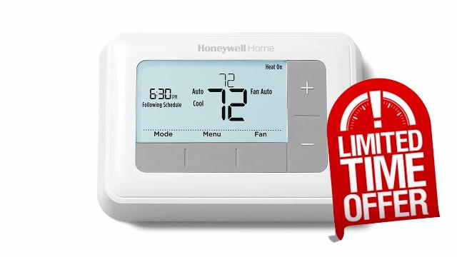 Honeywell Home RTH7560E 7-Day Flexible Programmable Thermostat-Extra-Large Backlit Display