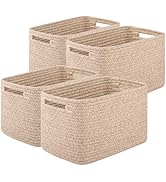 OIASKET Empty Gift Baskets for Baby Shower, 15.4"L x 11.4"W x 6.7"H Cute Woven Storage Basket wit...