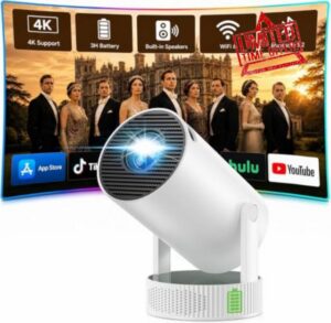 Mini Projector with WiFi and Bluetooth