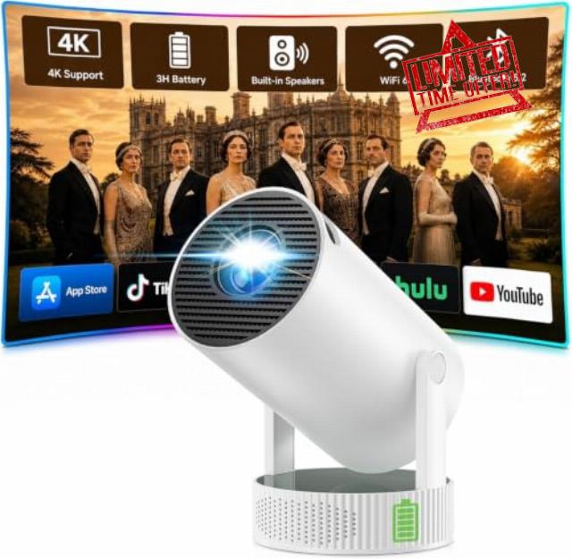 Mini Projector with WiFi and Bluetooth